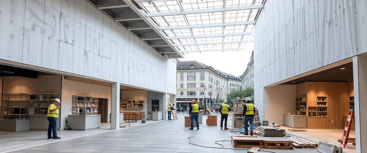 Professioneller Rückbau einer Ladeneinrichtung bis zum Rohbau
