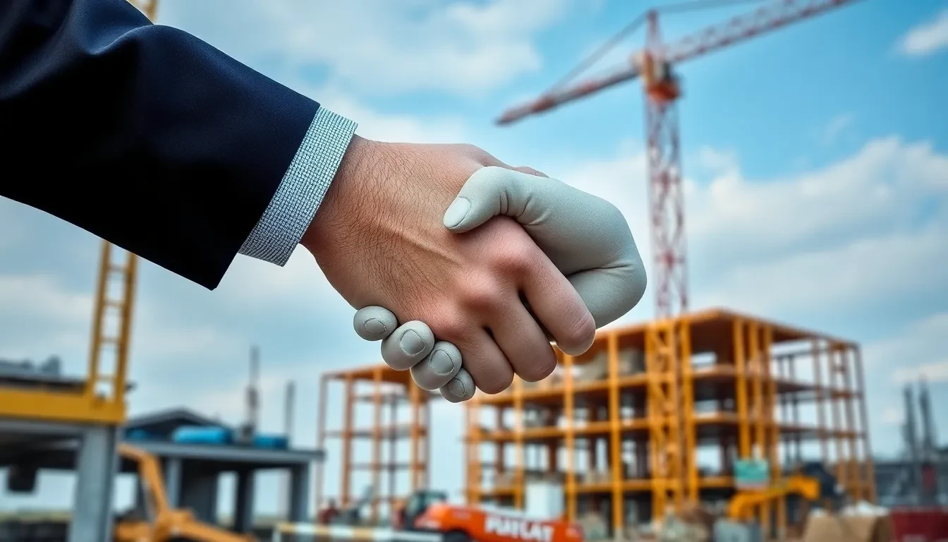 Gebrochener Handschlag symbolisiert unzuverlässige Partner