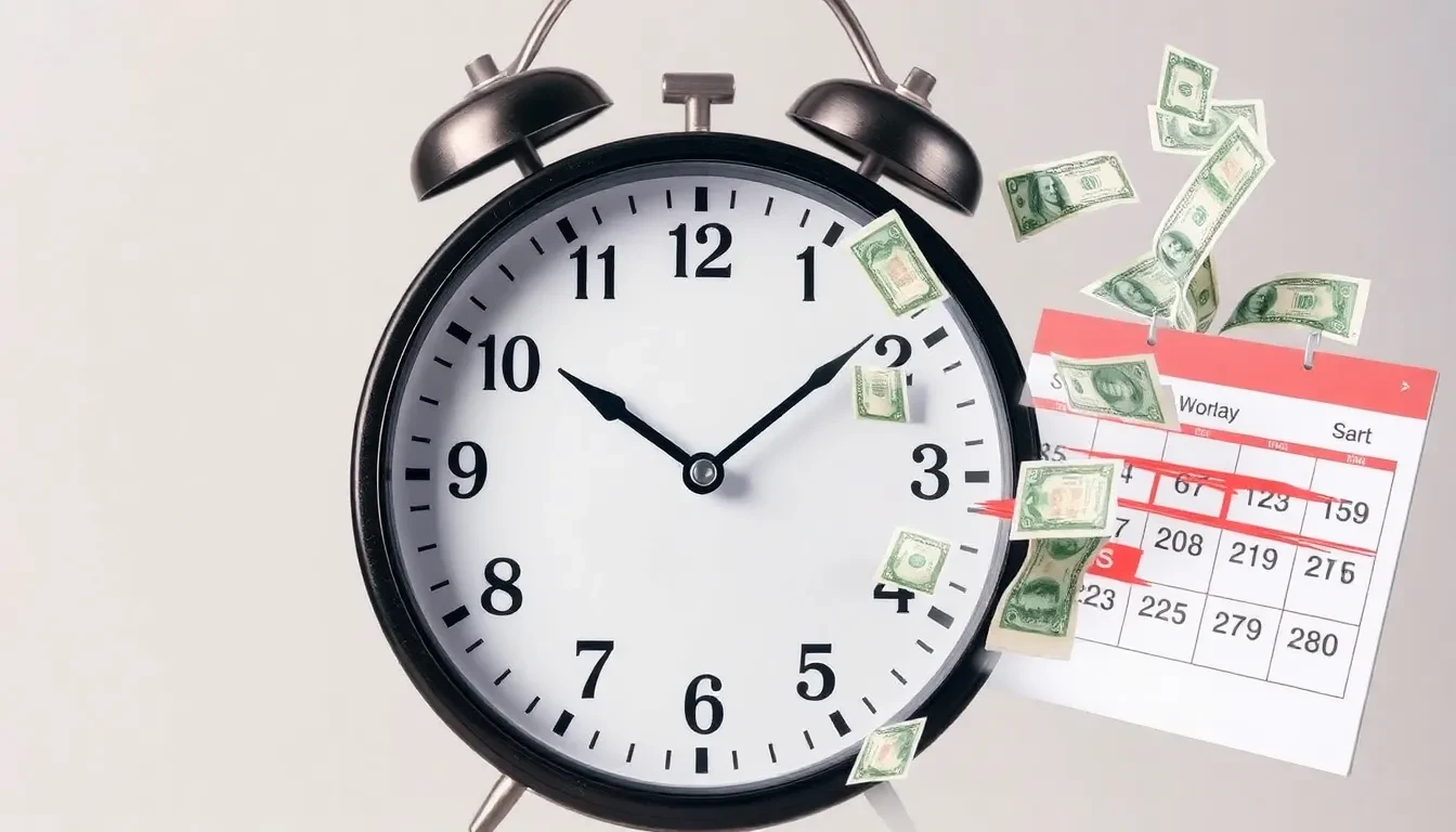 Uhr und Kalender symbolisieren Verzögerungen und Kosten