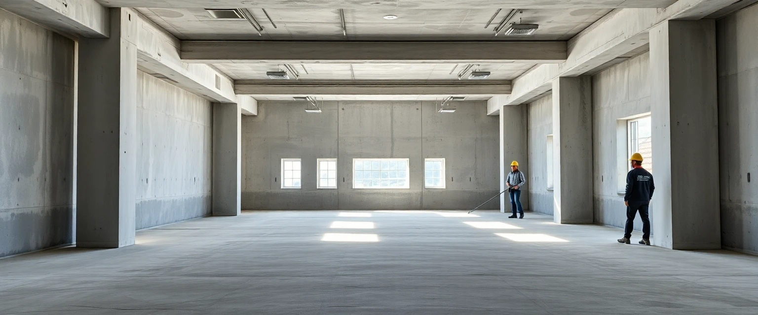 Professionell rückgebaute Gewerbefläche im Rohbauzustand in der Schweiz