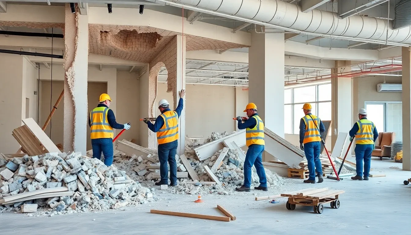 Ladenrückbau und Shop-Demontage