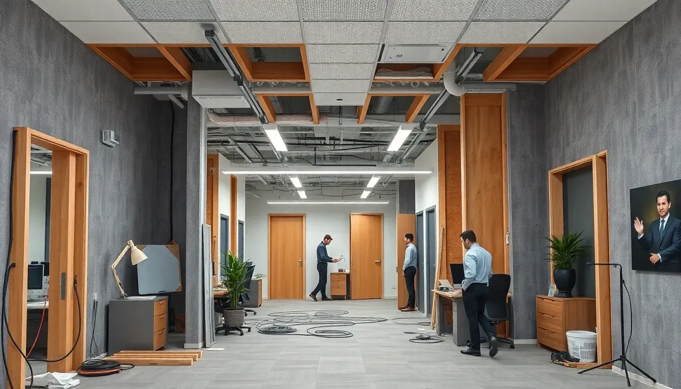 Büroentkernung und Gewerberückbau