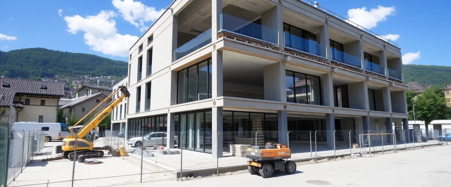 Professioneller Rückbau eines Gewerbegebäudes im Bezirk Bülach