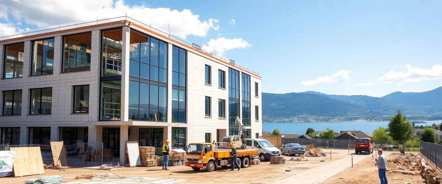 Professioneller Rückbau eines Gewerbegebäudes im Bezirk Meilen