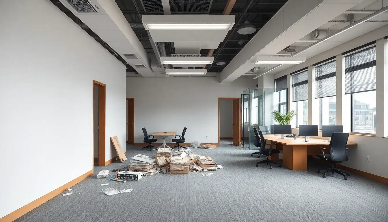 Gewerberückbau und Büroentkernung