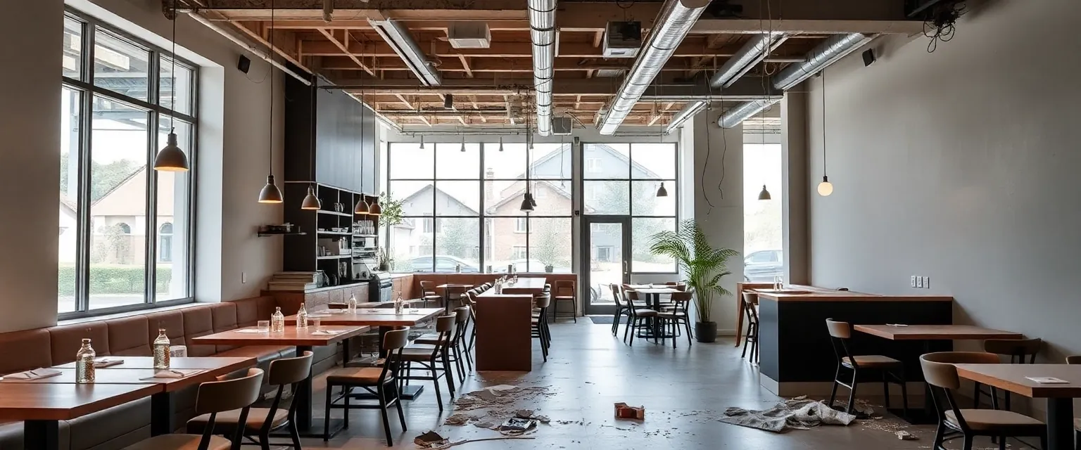 Professioneller Rückbau eines Cafés in der Schweiz