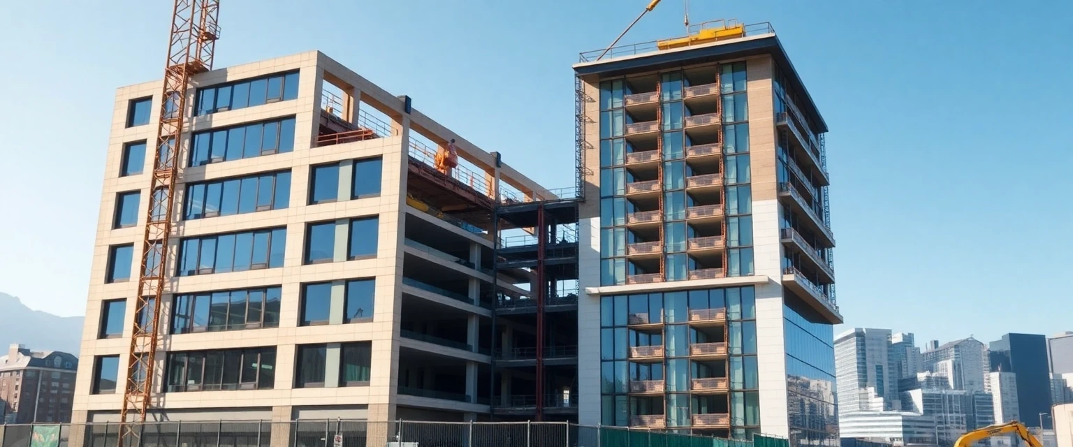 Rückbau eines Gewerbegebäudes in der Schweiz