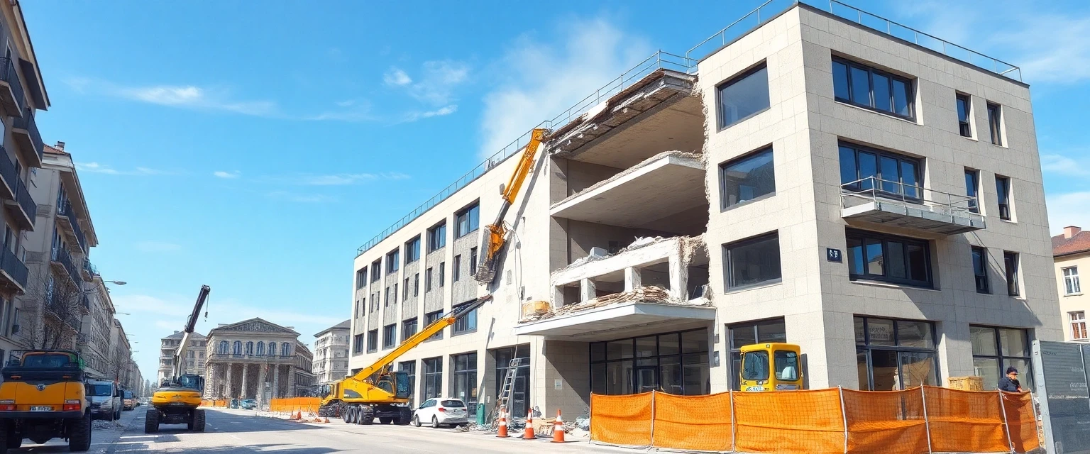 Professioneller Rückbau einer Gewerbefläche in der Schweiz