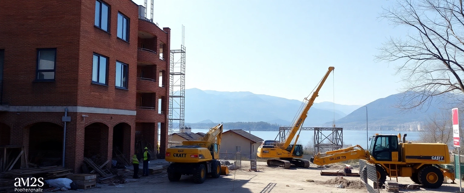 Professioneller Rückbau eines Gewerbegebäudes in Freienbach mit Blick auf den Zürichsee
