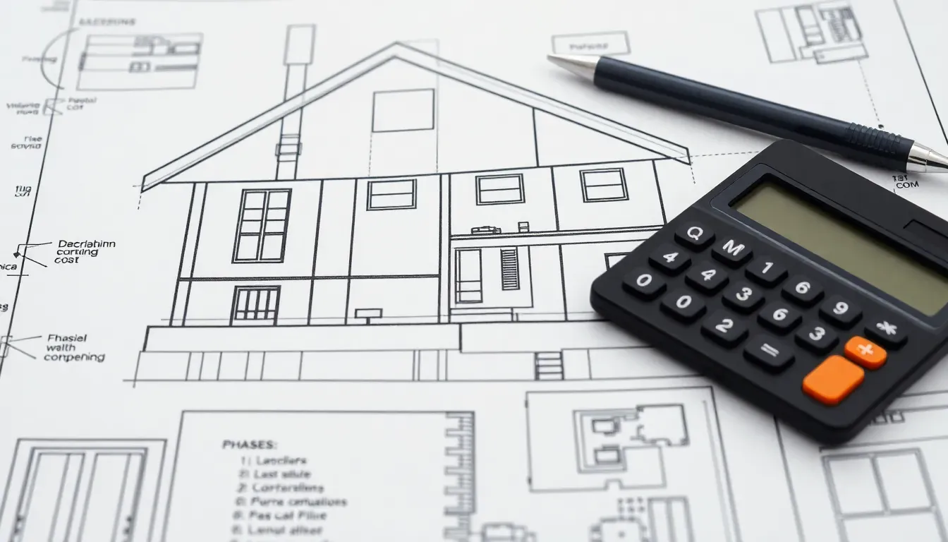 Detaillierter Plan für den Hausrückbau und Kostenübersicht