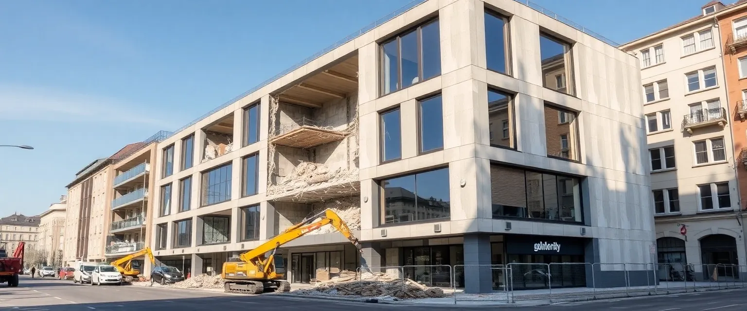 Professioneller Rückbau einer Liegenschaft in der Schweiz