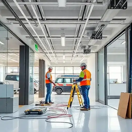 Effiziente Rückbauarbeiten in einem Gewerbeobjekt