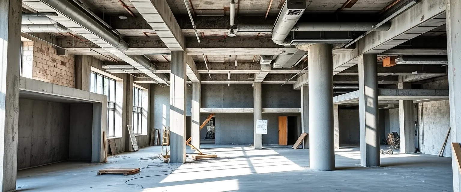 Professioneller Rückbau von Mietereinbauten in einem Schweizer Bürogebäude