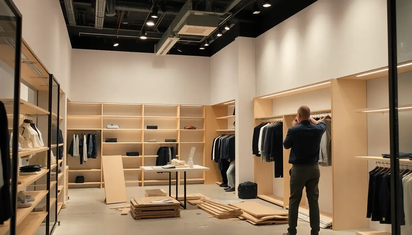 Ladenrückbau und Shop-Demontage