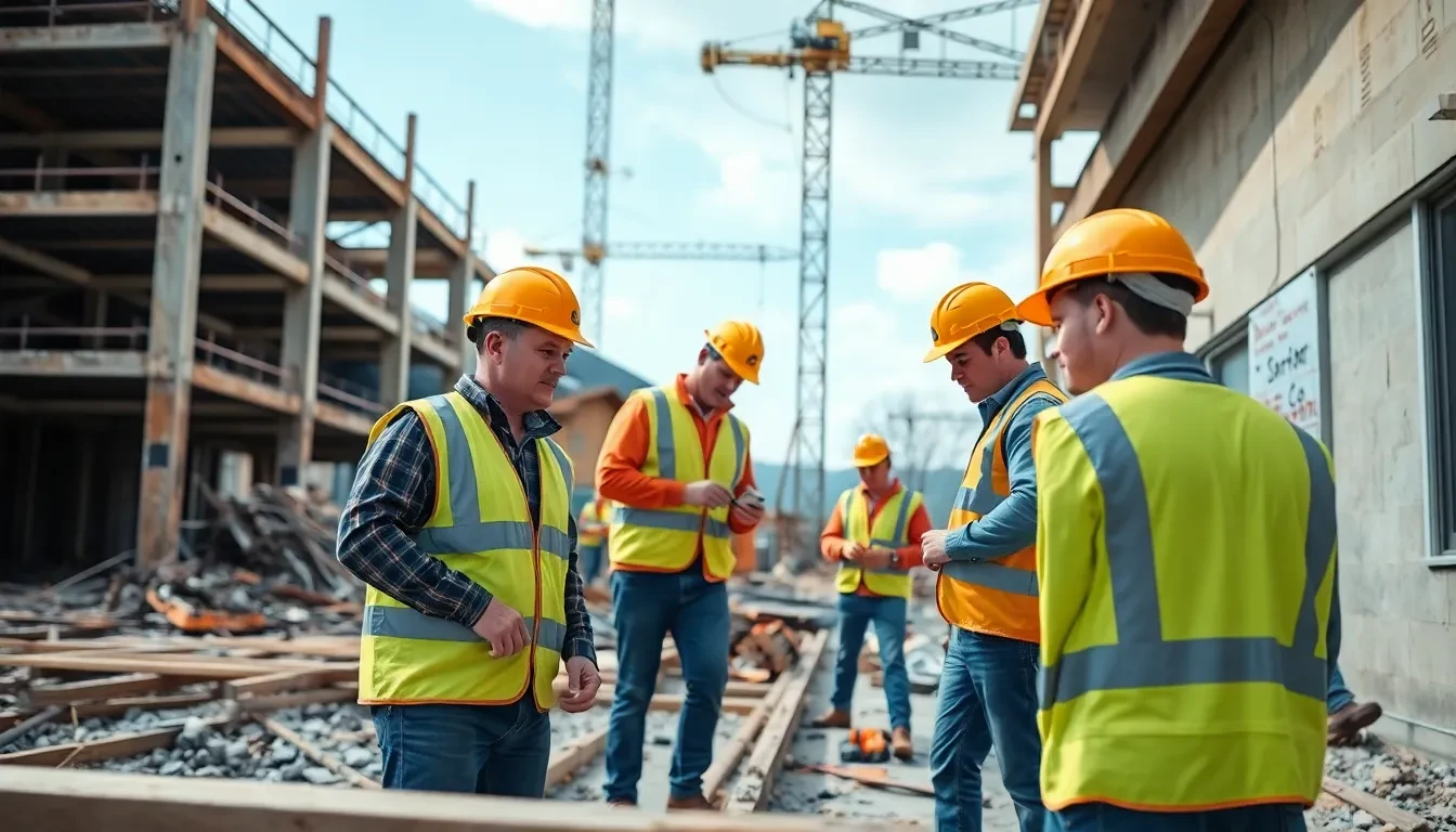 Best-Rückbau Team bei der Arbeit