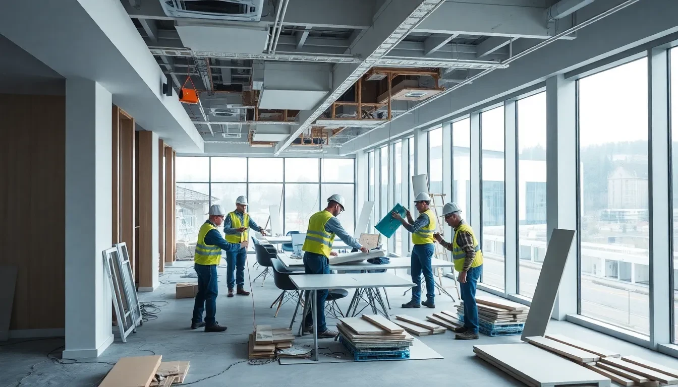 Rückbau eines modernen Büros in Opfikon