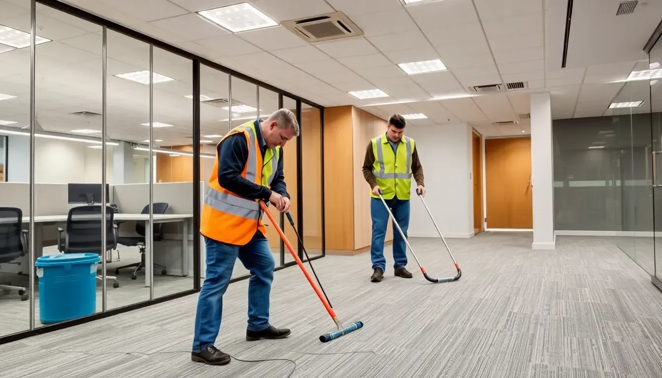 Rückbau von Bodenbelägen und Trennwänden