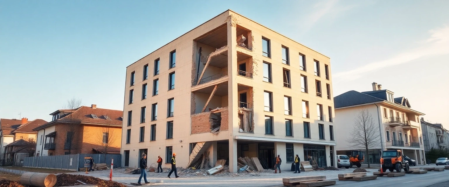 Professioneller Rückbau eines Gewerbegebäudes in Rüti