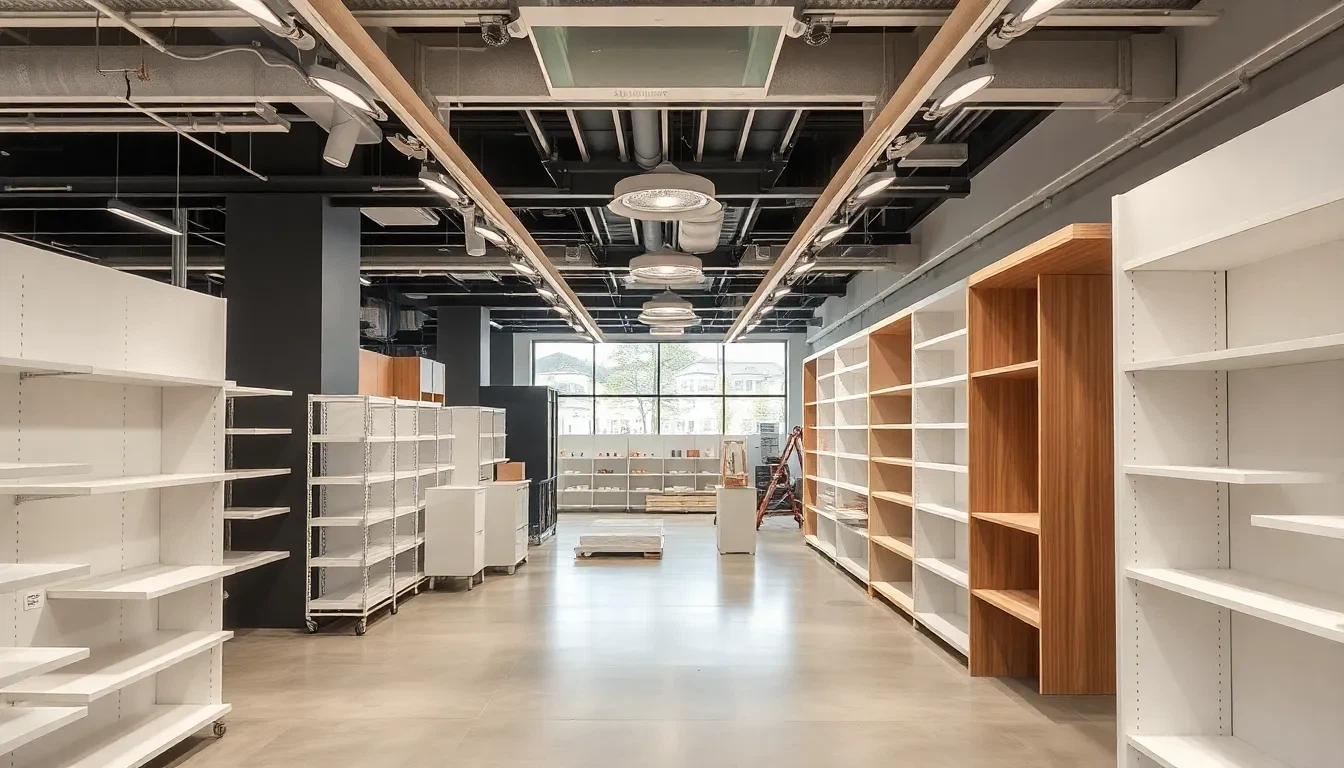 Ladenrückbau und Shop-Demontage