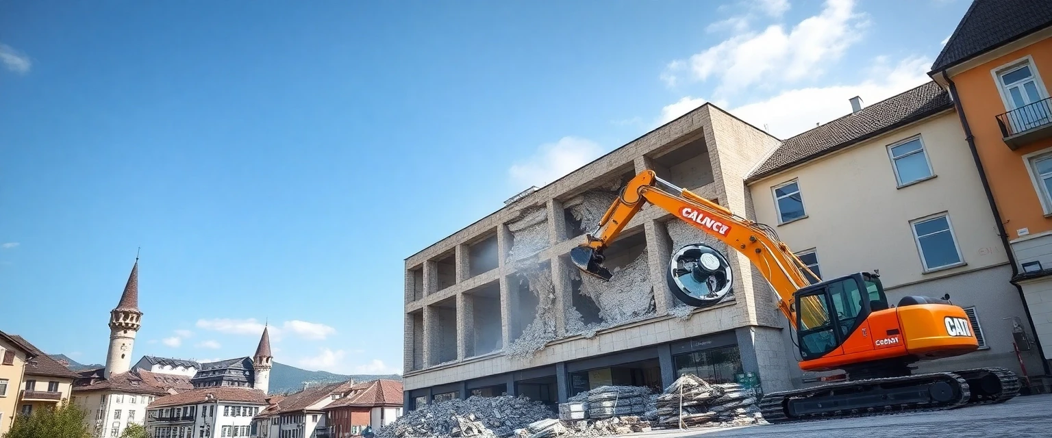 Professioneller Rückbau eines Gewerbegebäudes in Solothurn