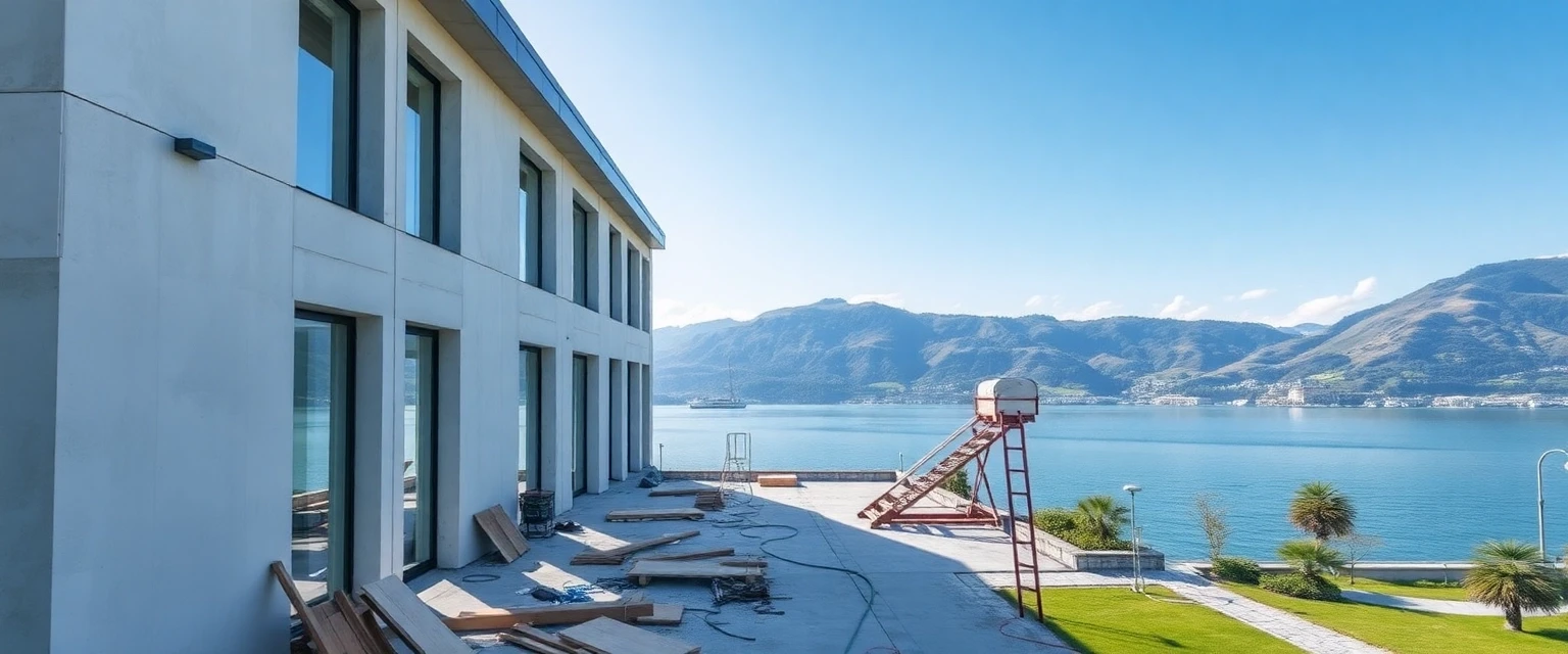 Professioneller Rückbau eines Gewerbeobjekts in Stäfa mit Blick auf den Zürichsee
