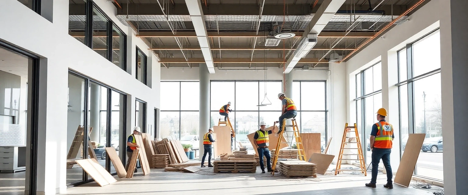 Rückbauarbeiten in Wallisellen