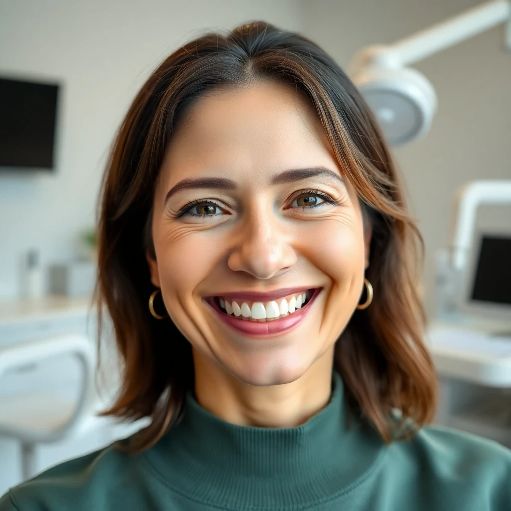 Glücklicher Patient nach erfolgreicher Behandlung in der Praxis Zahnheilkunde