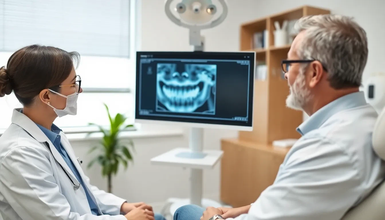 Zahnarztberatung mit digitalem Scan für CEREC Krone
