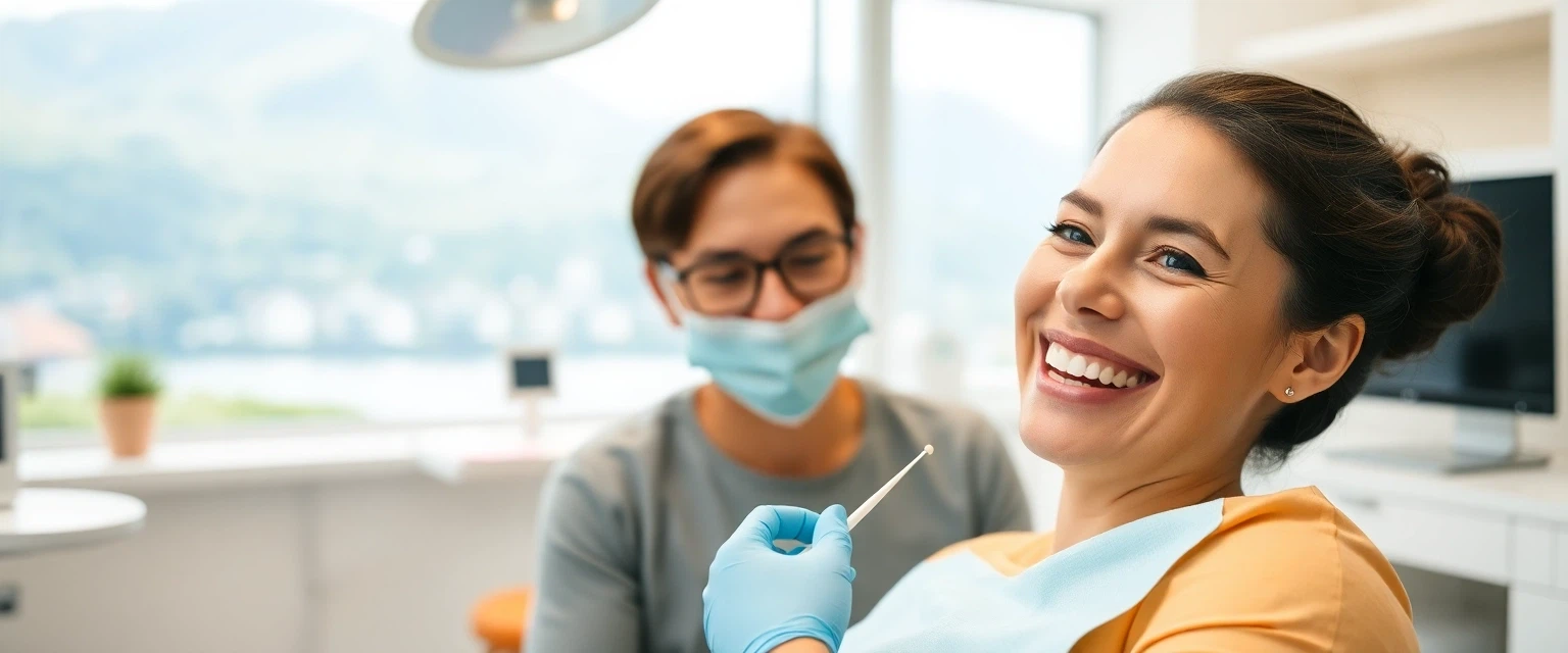Glücklicher Patient nach CEREC-Behandlung in Hägendorf, Solothurn