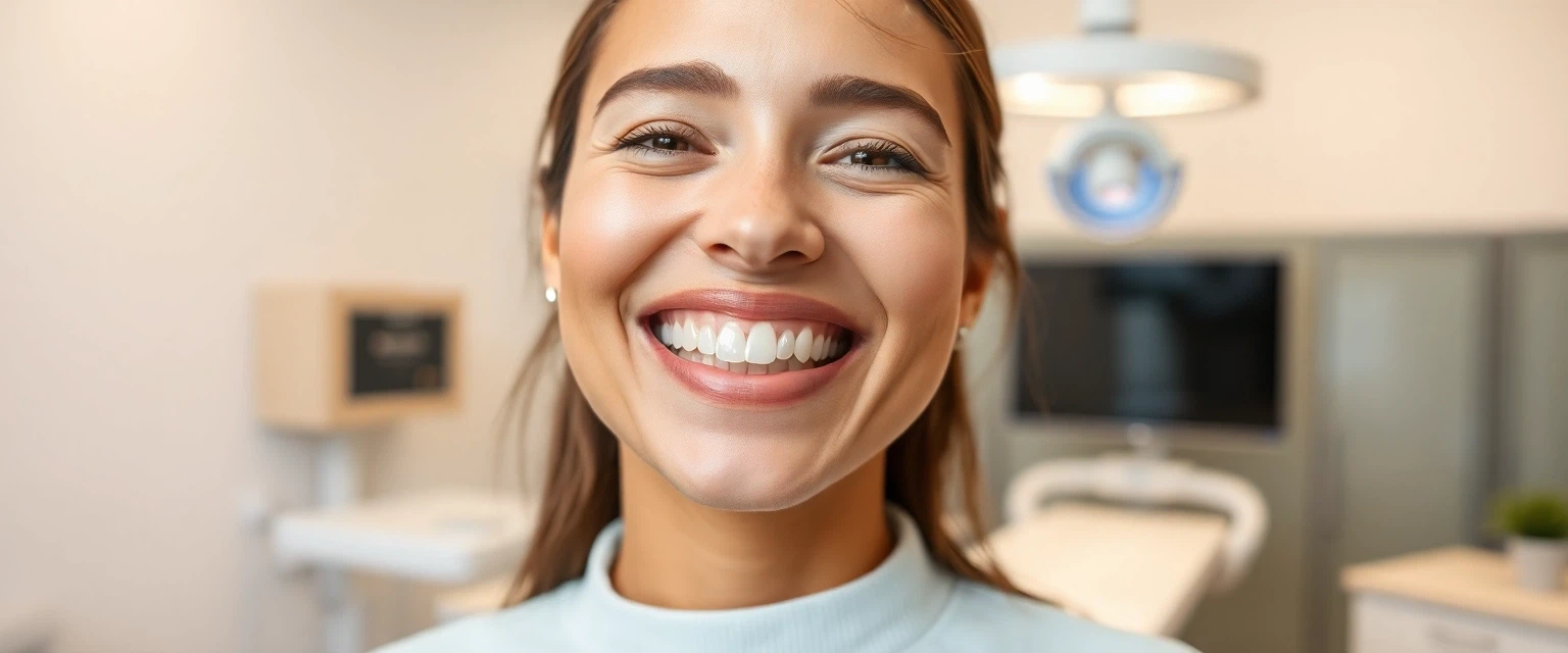 Glücklicher Patient mit neuem CEREC Zahnersatz