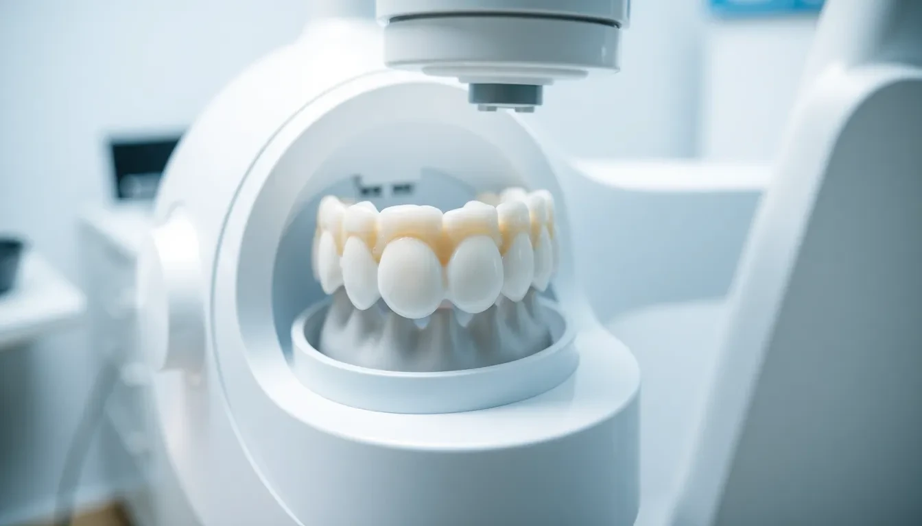 CEREC-System bei der Herstellung einer Zahnkrone