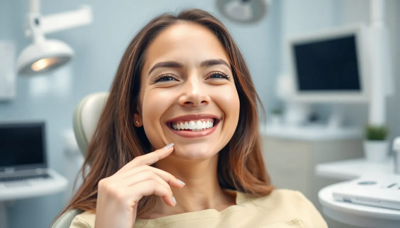 Zufriedener Patient nach erfolgreicher Zahnkronenbehandlung