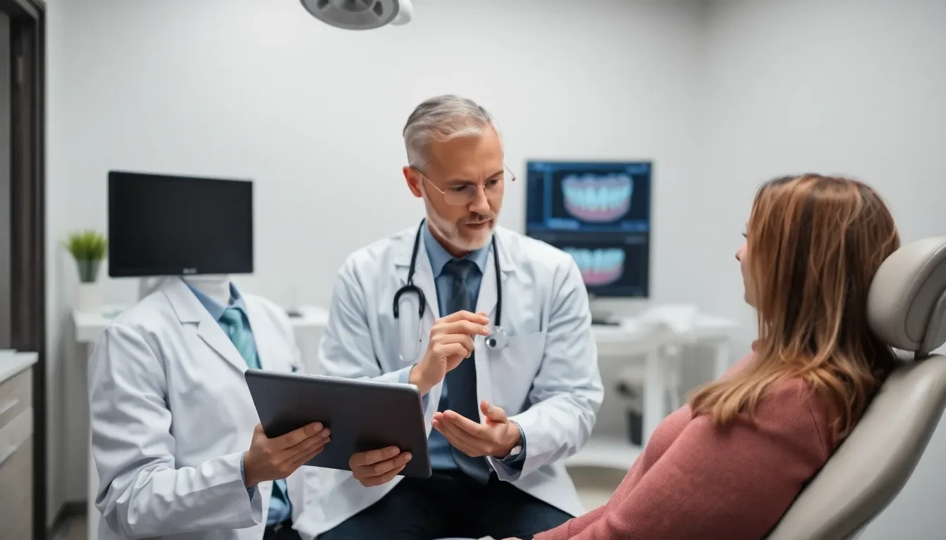 Zahnarztberatung mit digitalem Scan