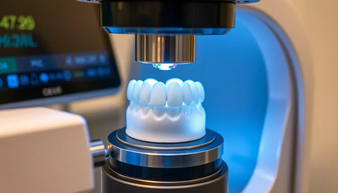 CEREC-System bei der Herstellung eines Zahnersatzes
