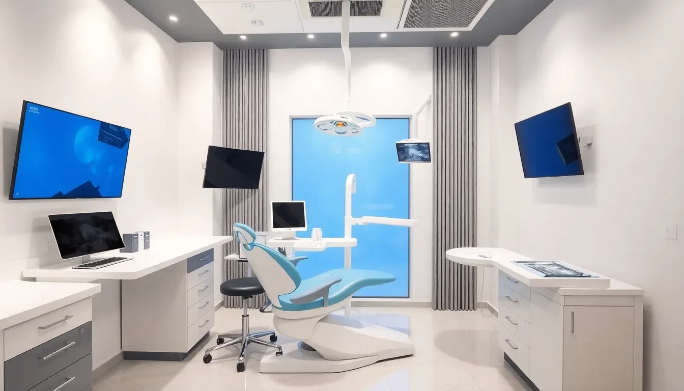 Moderne Zahnarztpraxis mit CEREC-Gerät