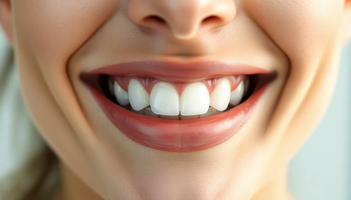 Strahlendes Lächeln nach erfolgreicher Zahnbehandlung