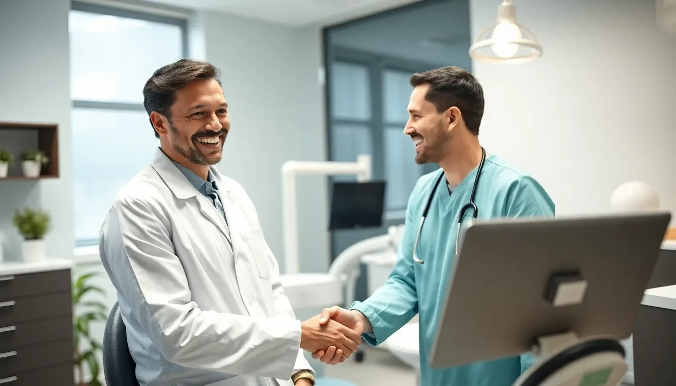 Zufriedener Patient nach erfolgreicher Behandlung