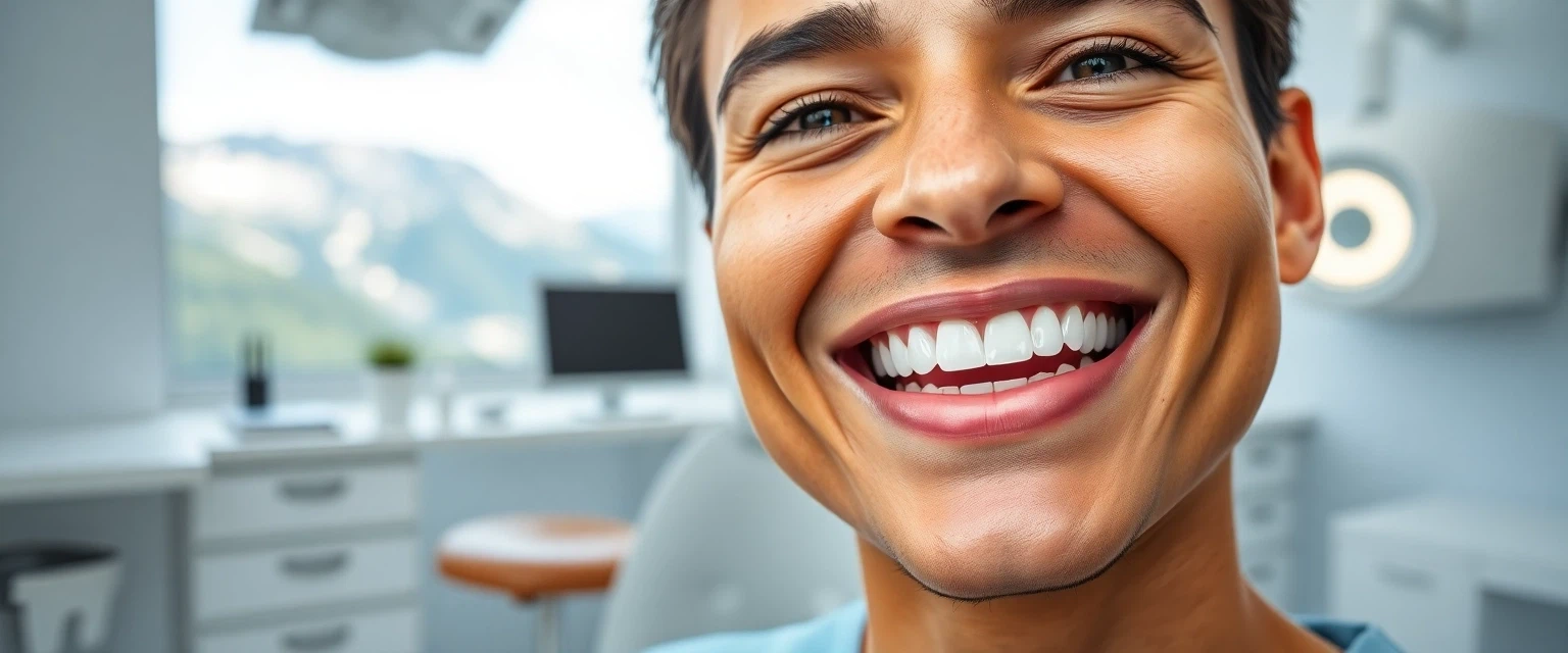 Natürlich aussehender Zahnersatz für ein strahlendes Lächeln