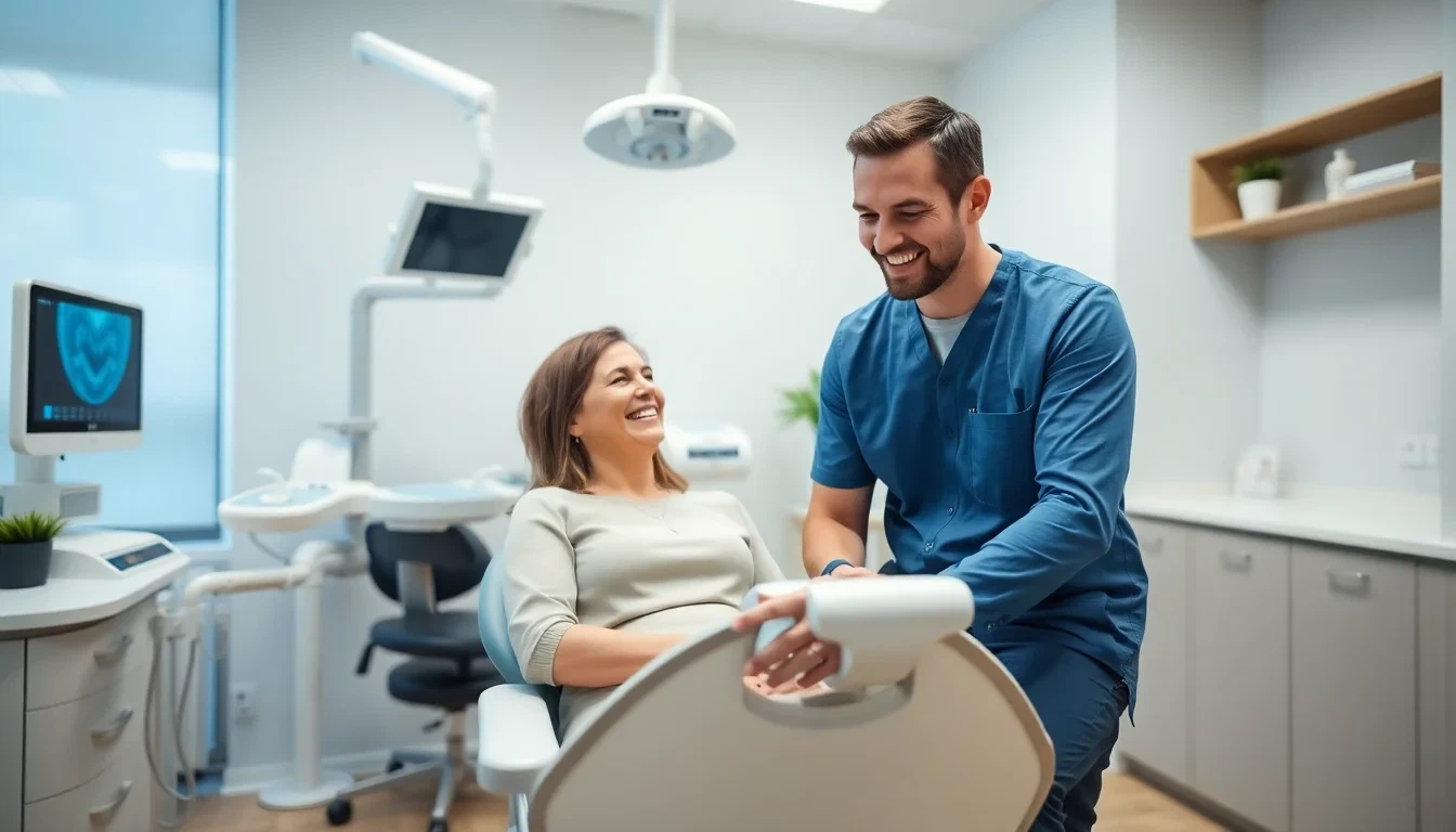 Moderne Zahnarztpraxis mit CEREC-Gerät