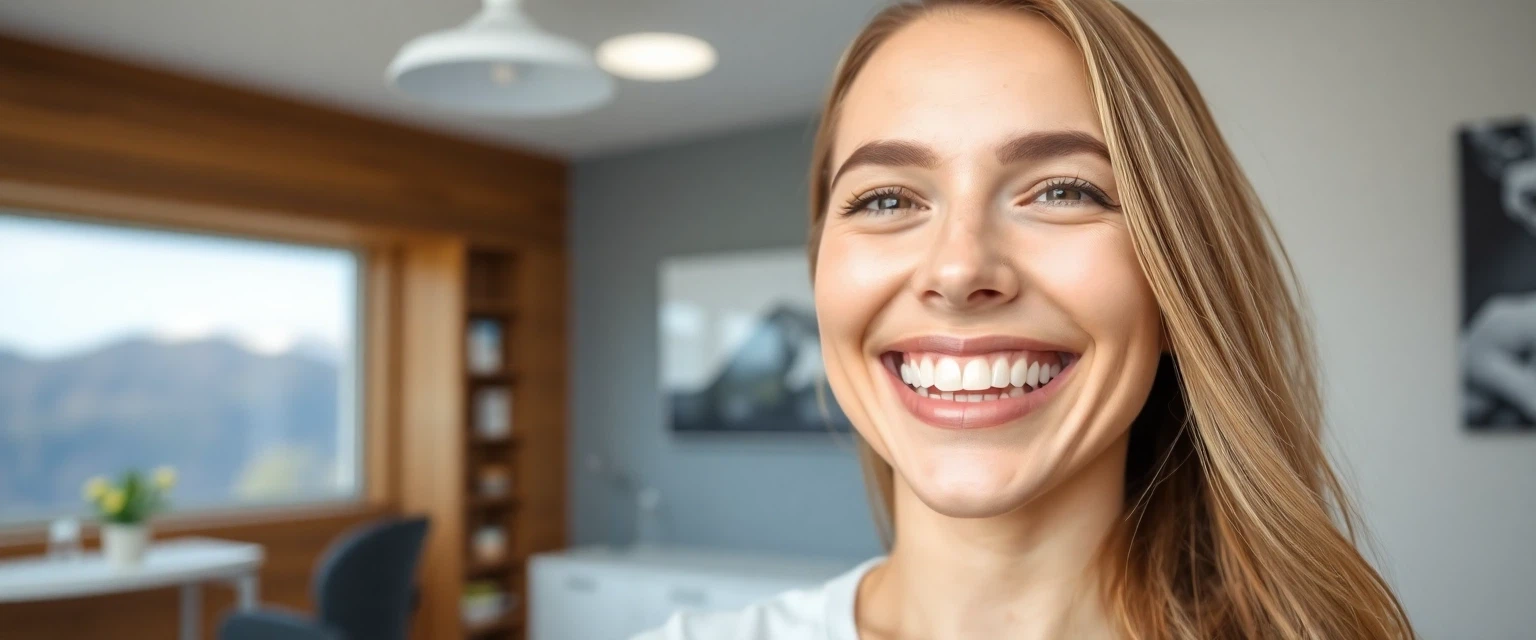 Glücklicher Patient mit neuem Zahnersatz in Hägendorf, Solothurn