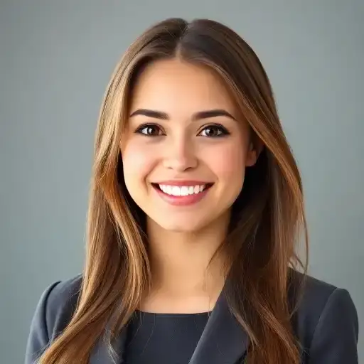 Porträt von Frau Lena Meier, zufriedene Patientin