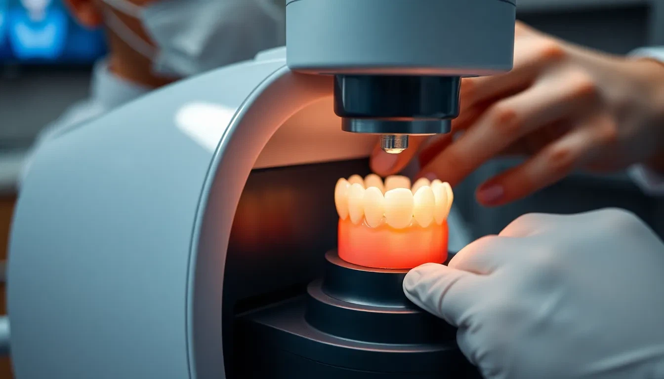CEREC-Maschine in Aktion