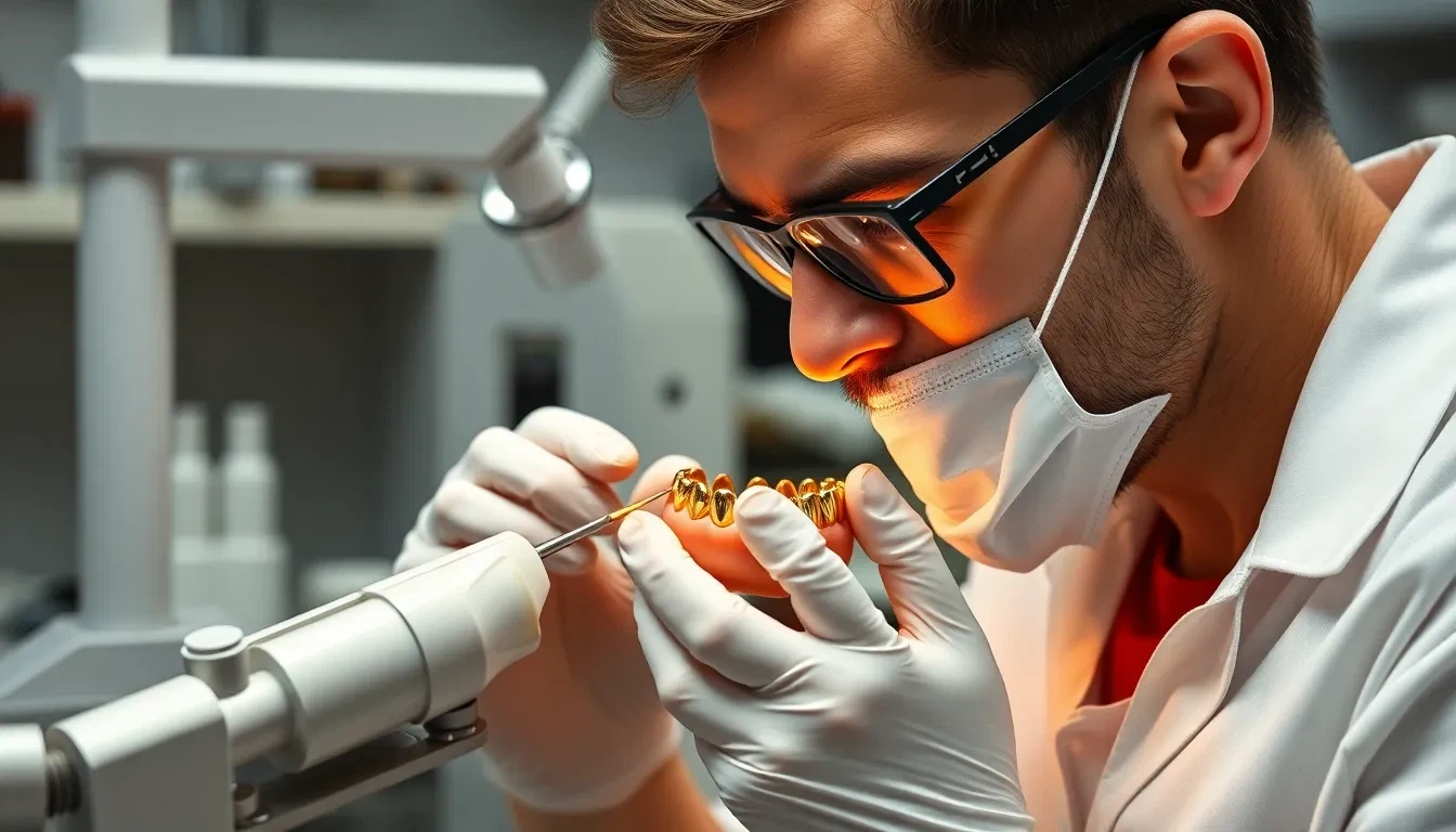 Herstellung eines Goldzahnersatzes