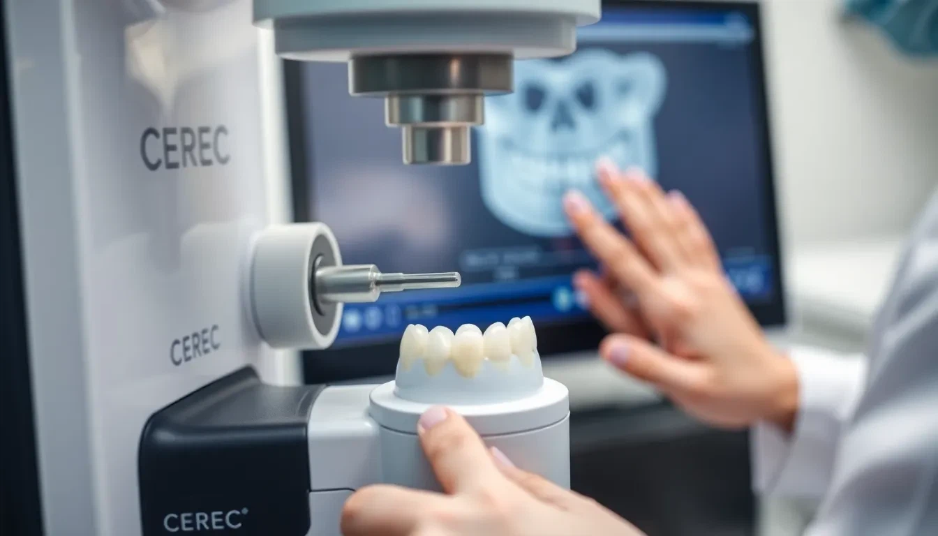 CEREC-Maschine fertigt präzisen Zahnersatz in einer Sitzung