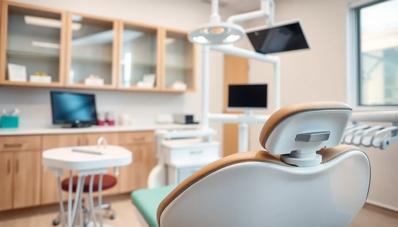 Moderne Zahnarztpraxis mit CEREC-Gerät