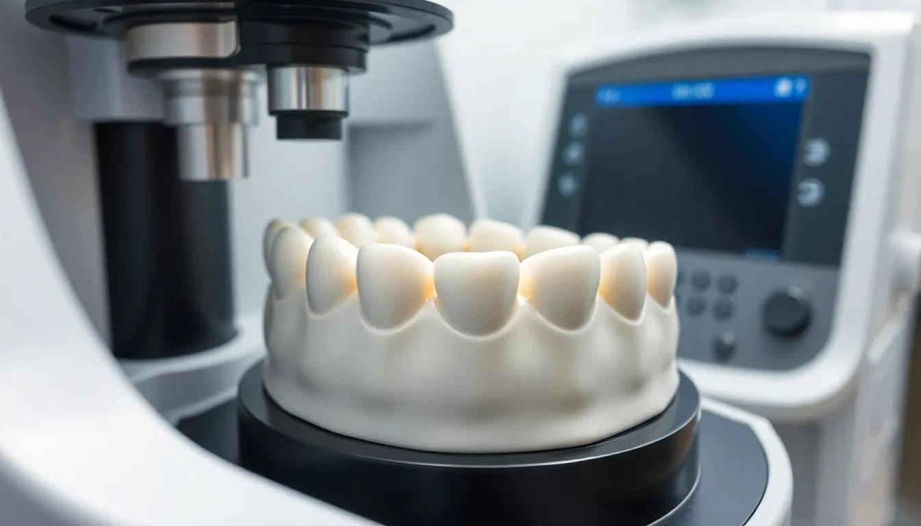 CEREC-Maschine fräst präzisen Zahnersatz