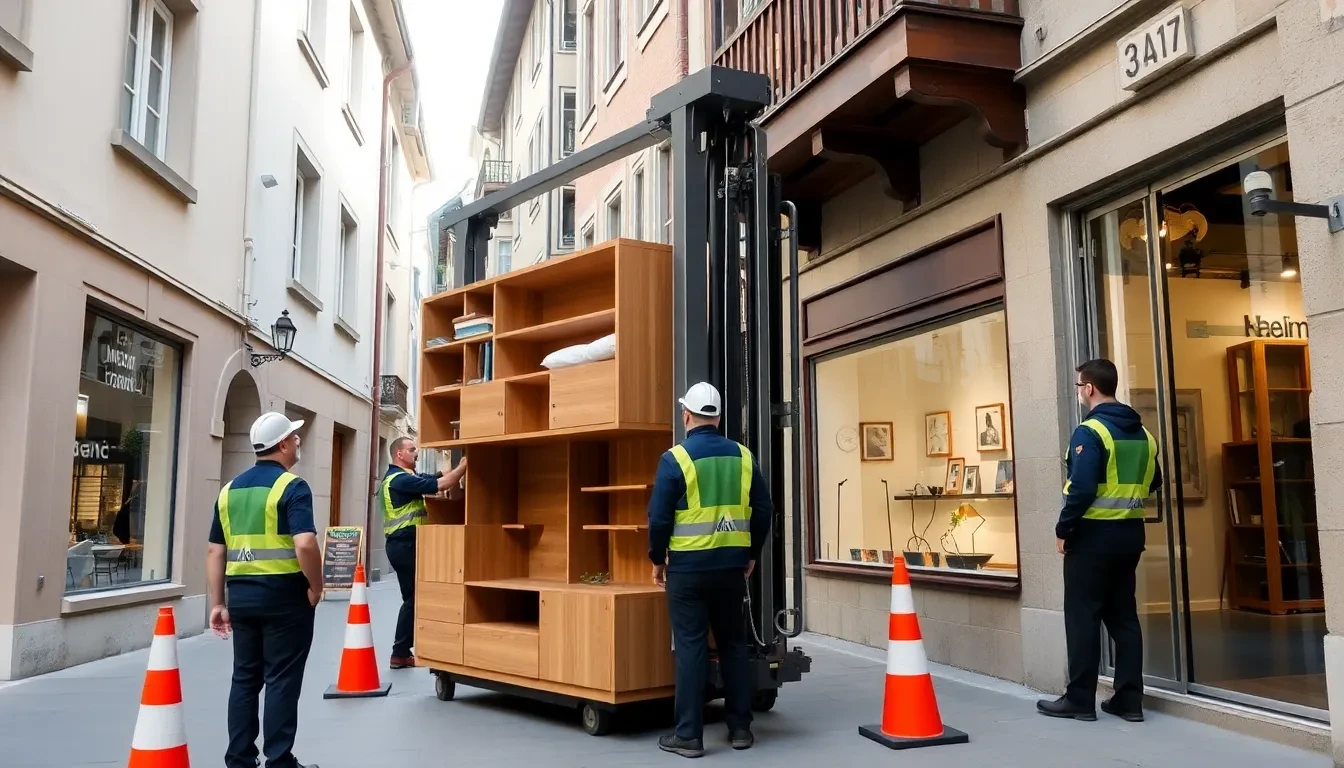 Aufbau eines Lastenaufzugs