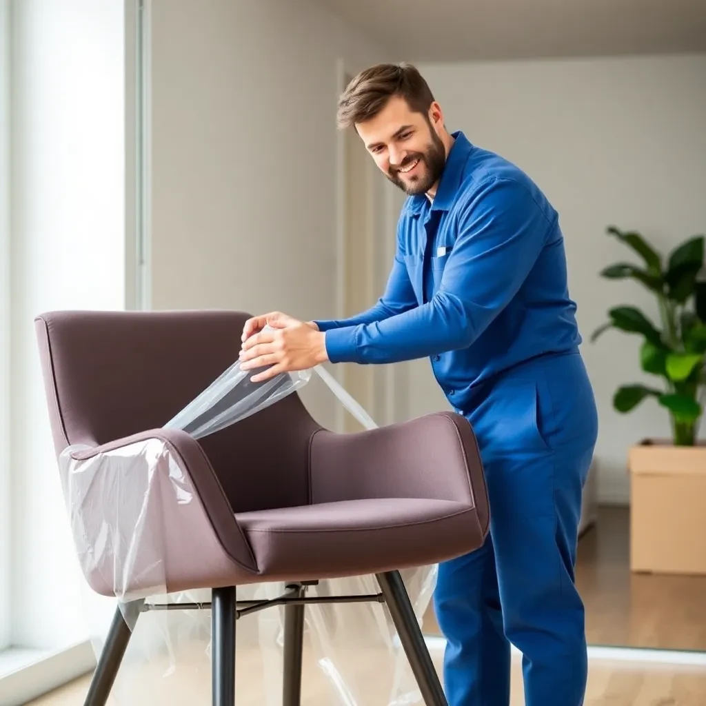 Professionelle Verpackung für die Möbeleinlagerung
