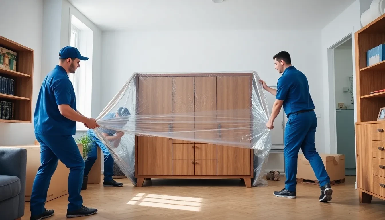 Professionelles Einpacken von Möbeln
