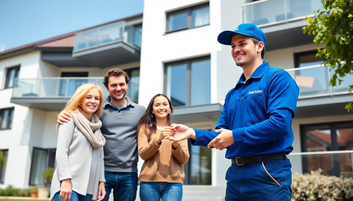 Glücklicher Umzug Dietlikon mit Lüscher Umzug AG